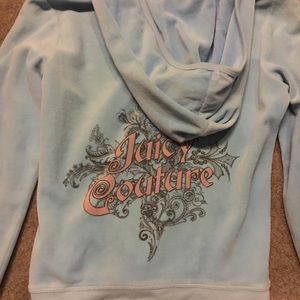 Juicy Couture Velvet Zip Up